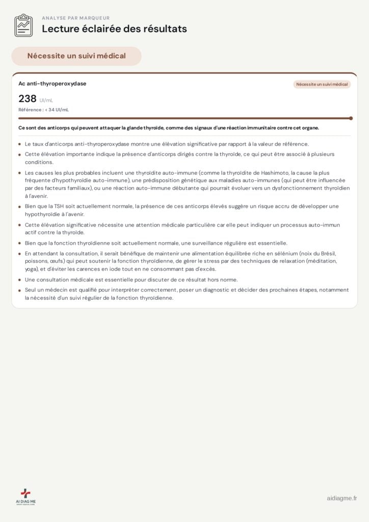 Exemple de rapport d'interprétation AI DiagMe, page 6