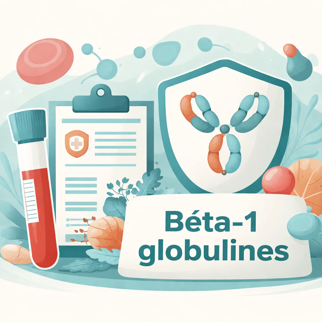 Bêta-1 globulines, marqueur du fer et de l'inflammation, dans le bilan sanguin
