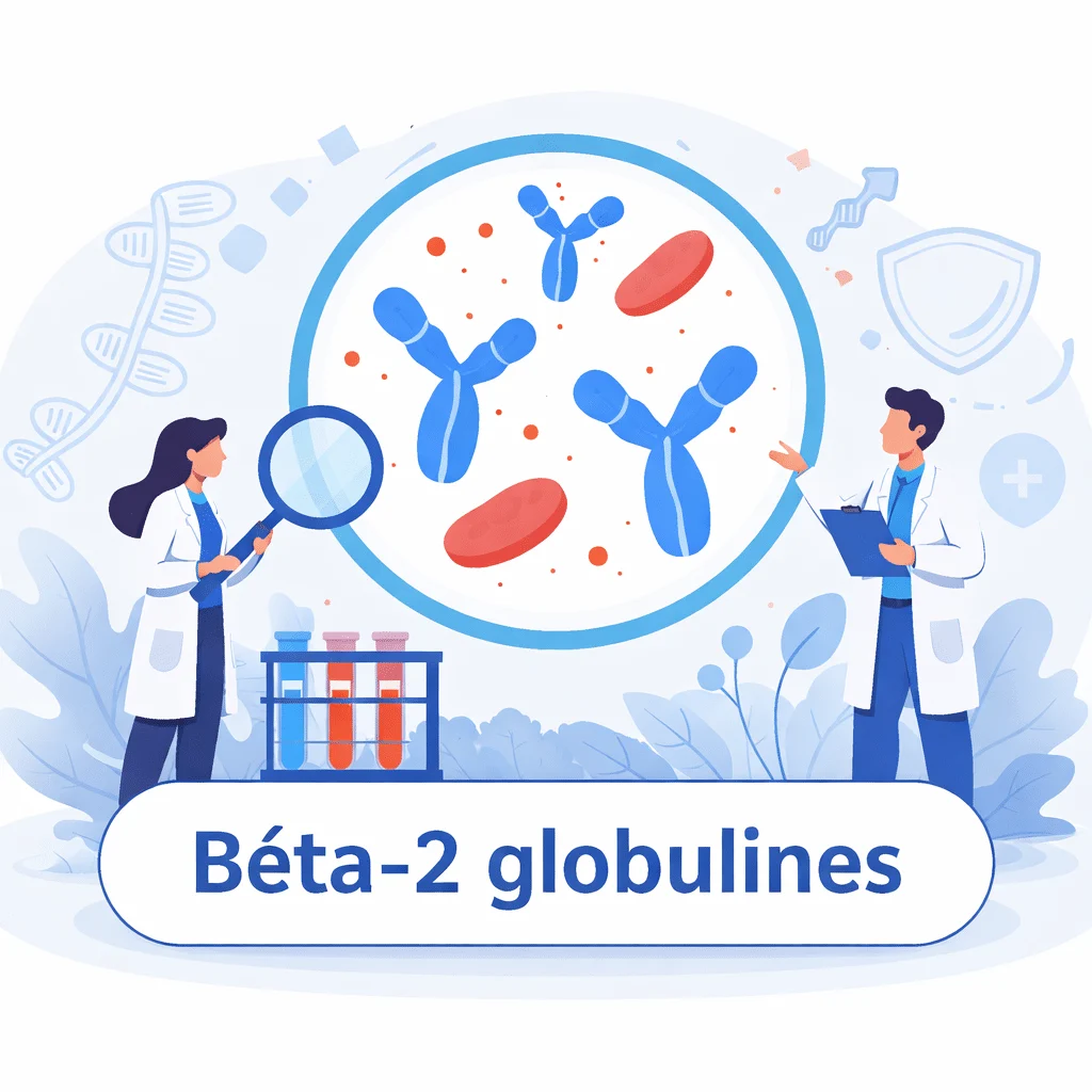 Tracé d'électrophorèse des protéines sériques avec les fractions albumine, alpha, bêta et gamma globulines