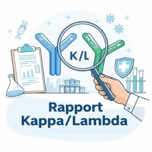 Rapport kappa/lambda des chaînes légères libres dans le sang et son interprétation