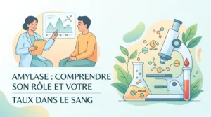 Dosage de l'amylase dans le sang pour explorer le pancréas en cas de douleurs abdominales
