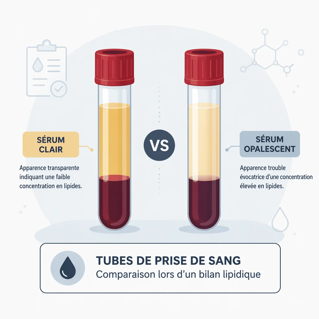 Sérum trouble sur un bilan lipidique : l'effet d'un repas récent
