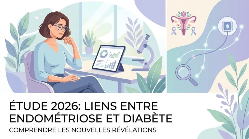 Patiente comparant ses analyses de sang pour surveiller le lien entre endométriose et diabète