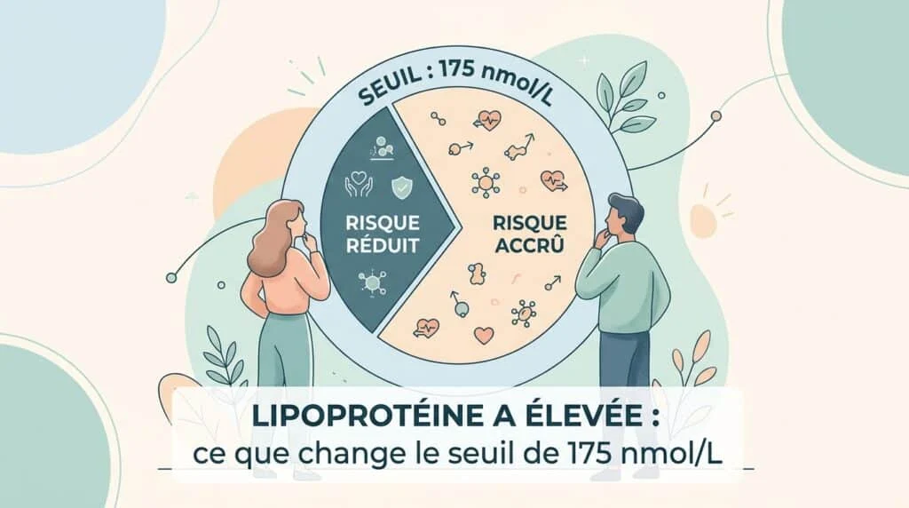 Compte rendu d'analyses affichant une lipoprotéine A élevée au-dessus du seuil de 175 nmol/L sur un bilan cardiovasculaire