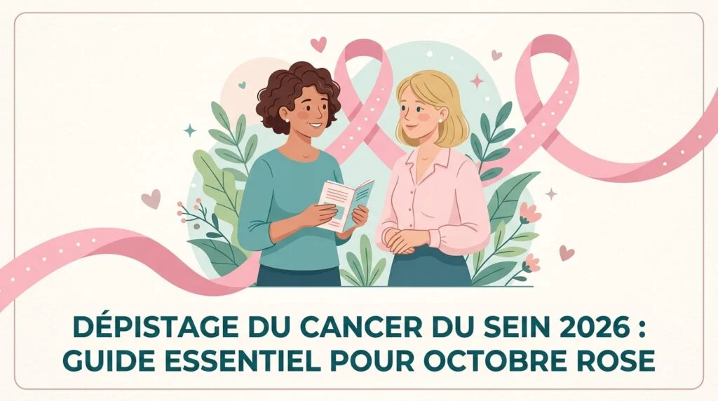 Femme consultant un médecin sur le dépistage cancer du sein 2026 et la mammographie