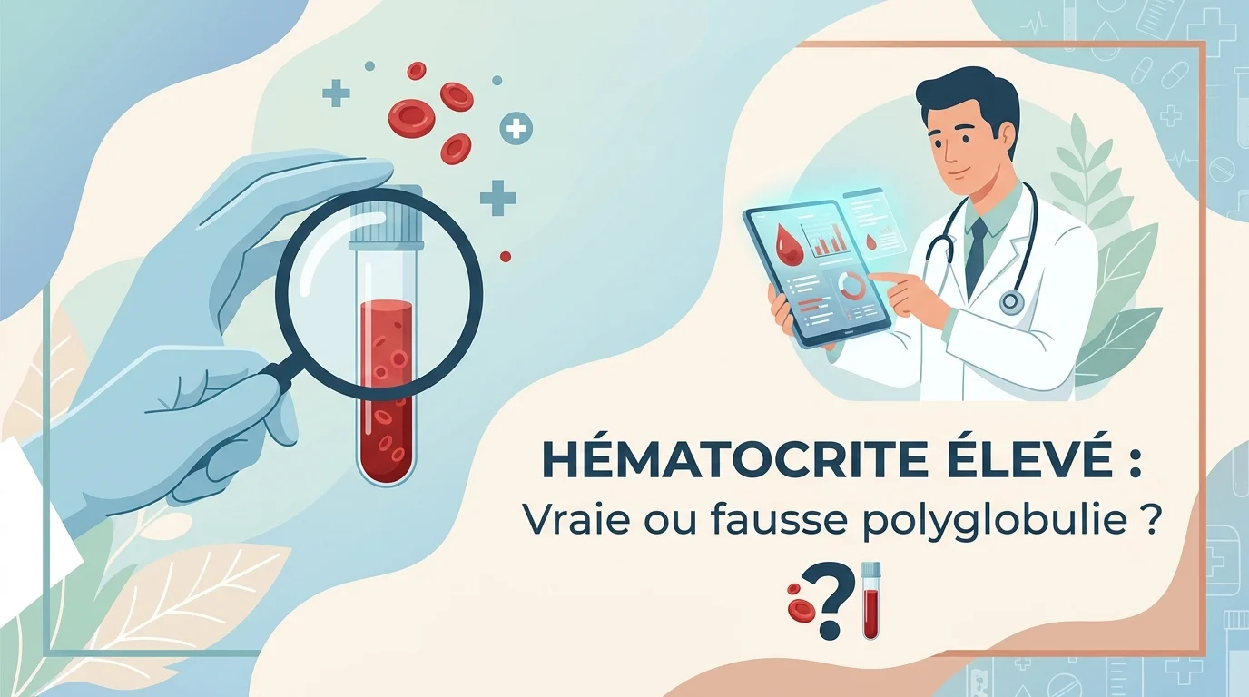 Numération formule sanguine avec un hématocrite élevé signalé