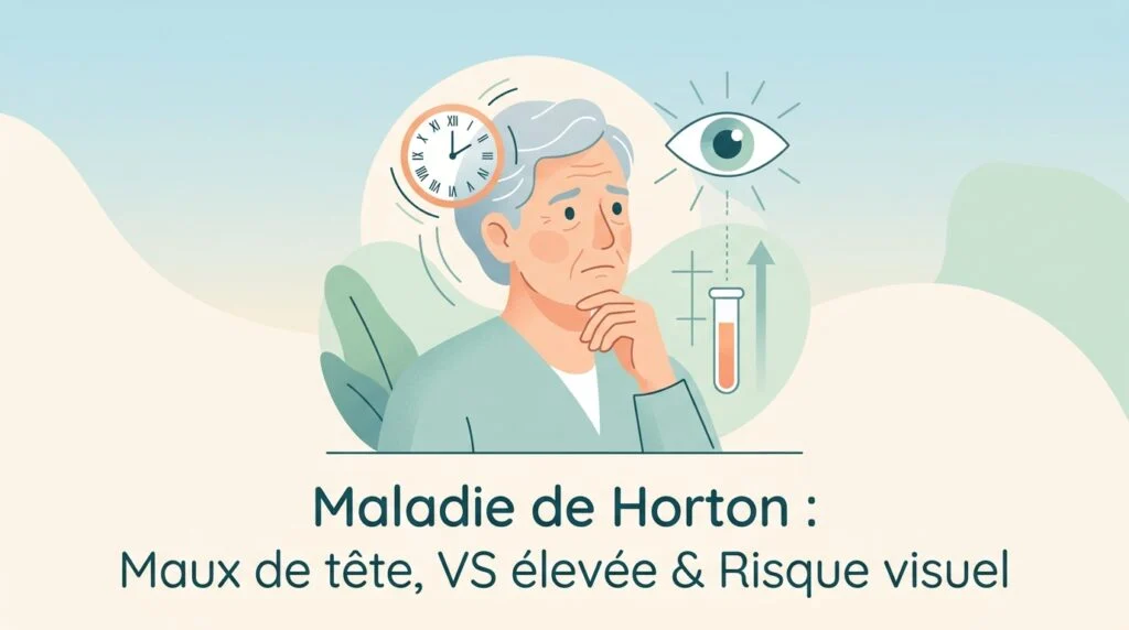 Maladie de Horton : douleur à la tempe chez une personne de plus de 50 ans