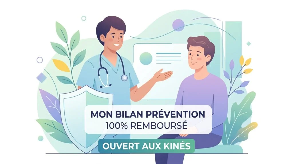 Professionnel de santé échangeant avec un patient lors de mon bilan prévention pris en charge à 100 %