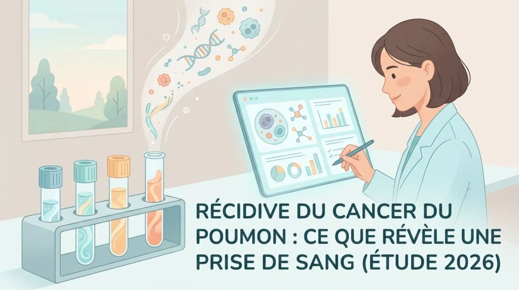 Récidive du cancer du poumon : ce que révèle une prise de sang (étude 2026)