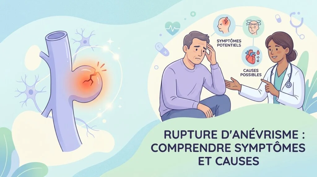 Rupture d’anévrisme : symptômes et causes